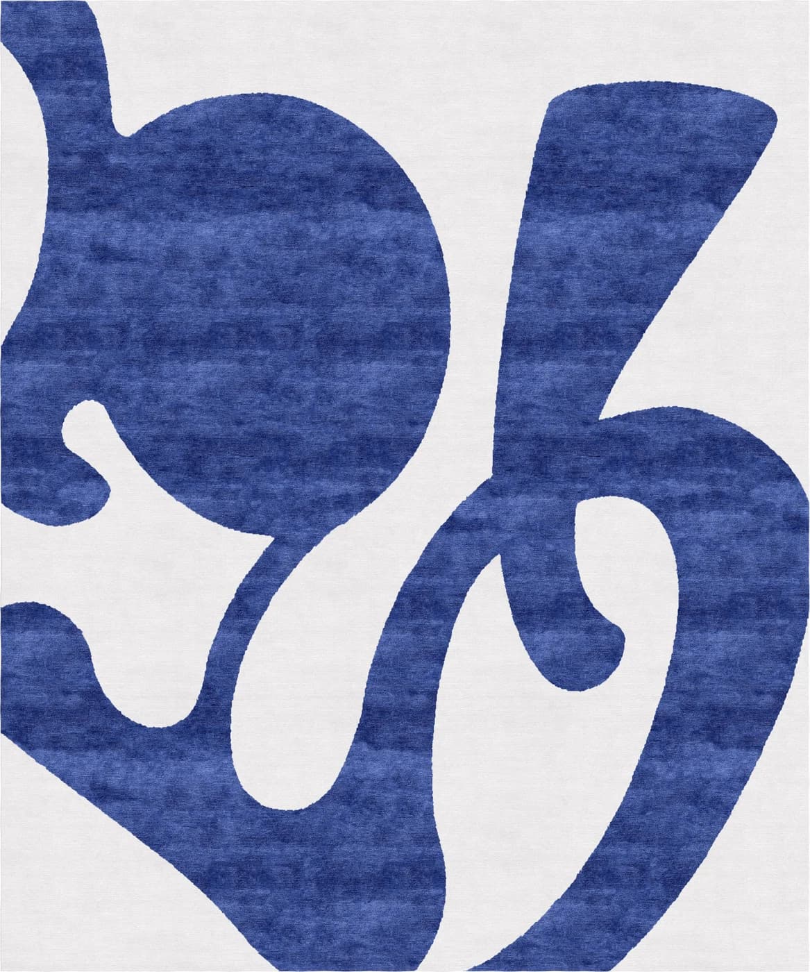 Encounter Blue modern rug di Natalia Enze