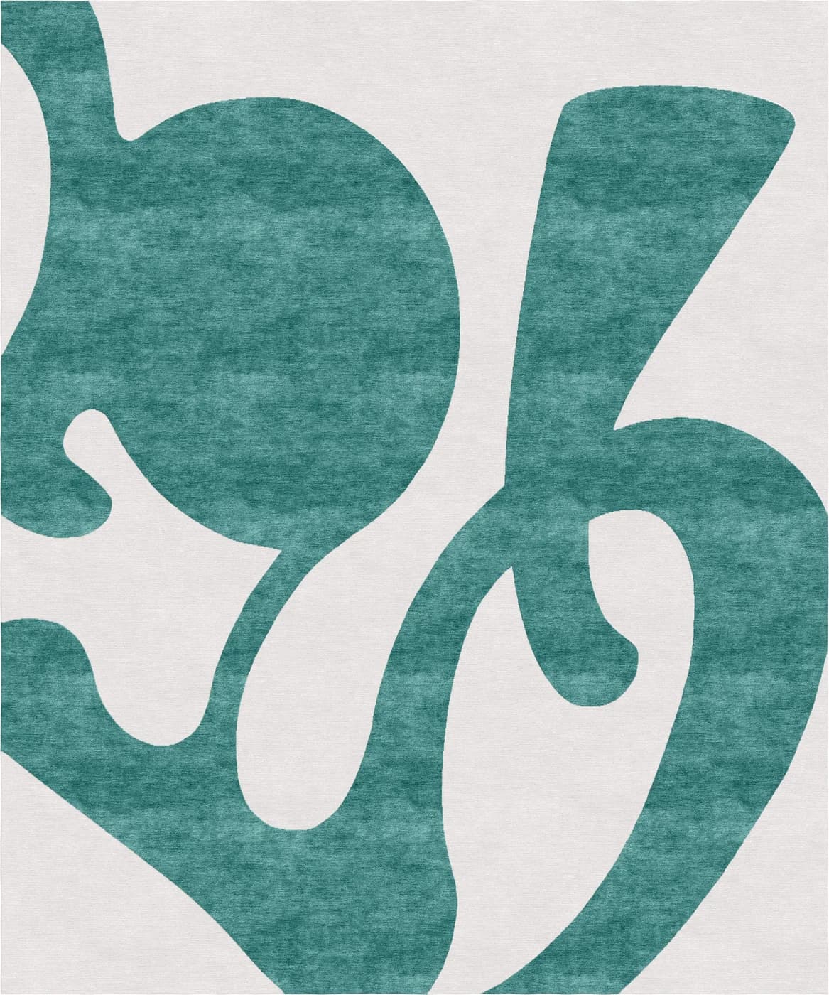 Encounter Green modern rug di Natalia Enze