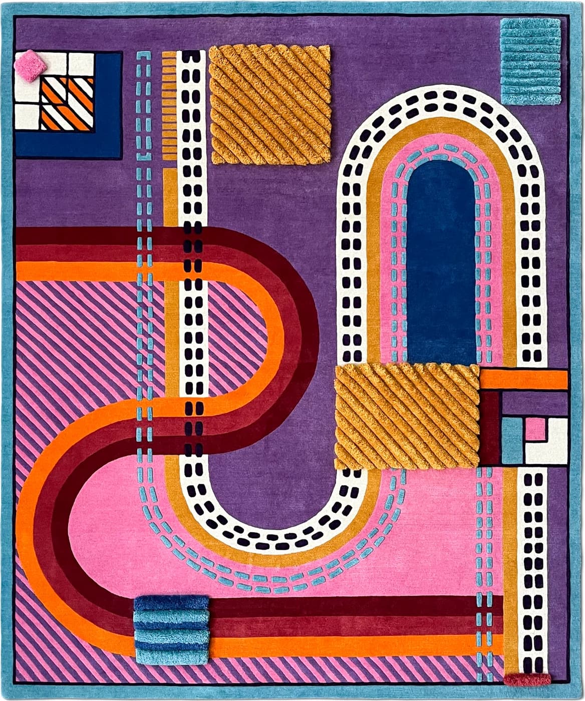 MATRIX III.I modern rug by Natalia Enze