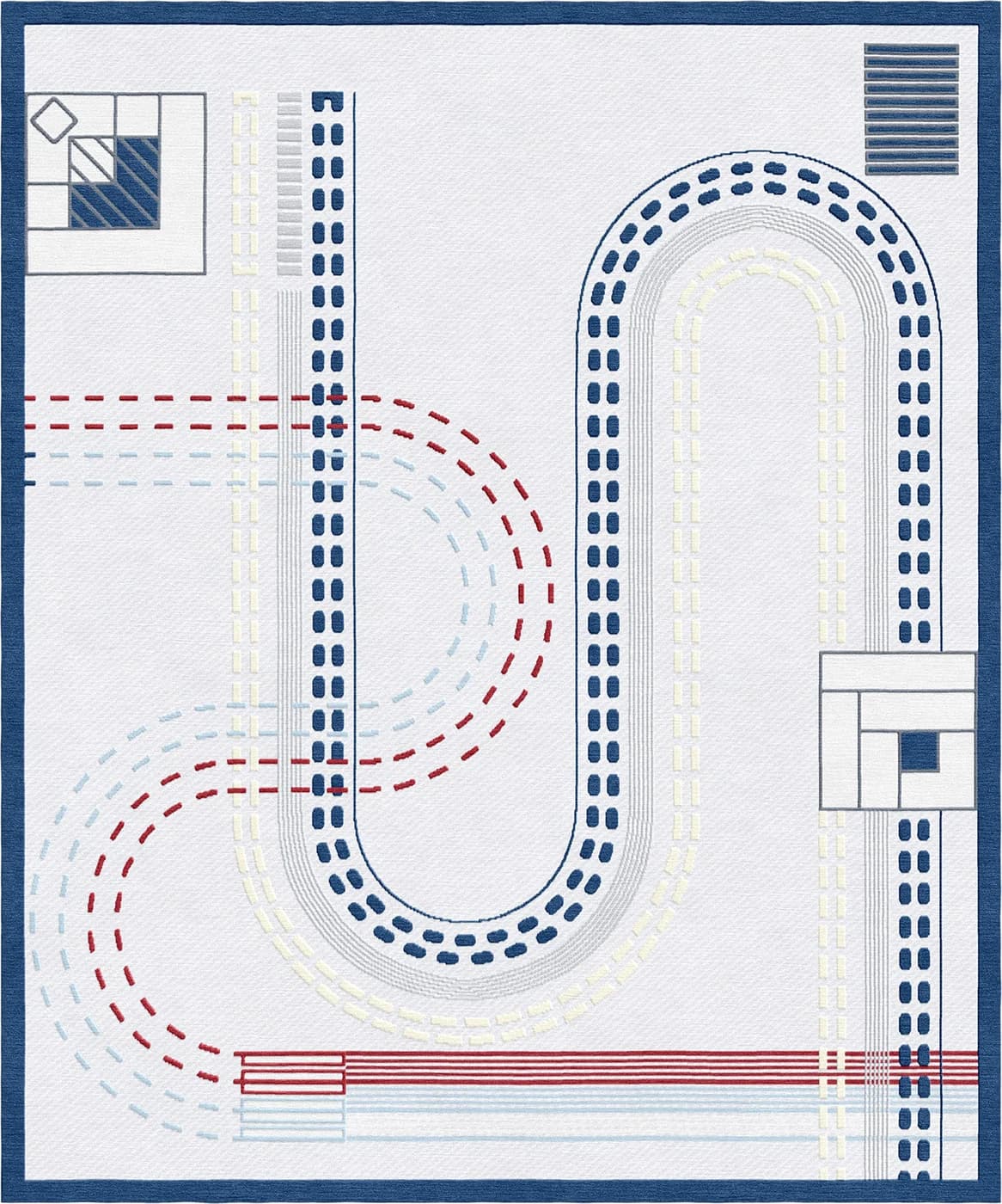 MATRIX III.III Modern Rug by Natalia Enze