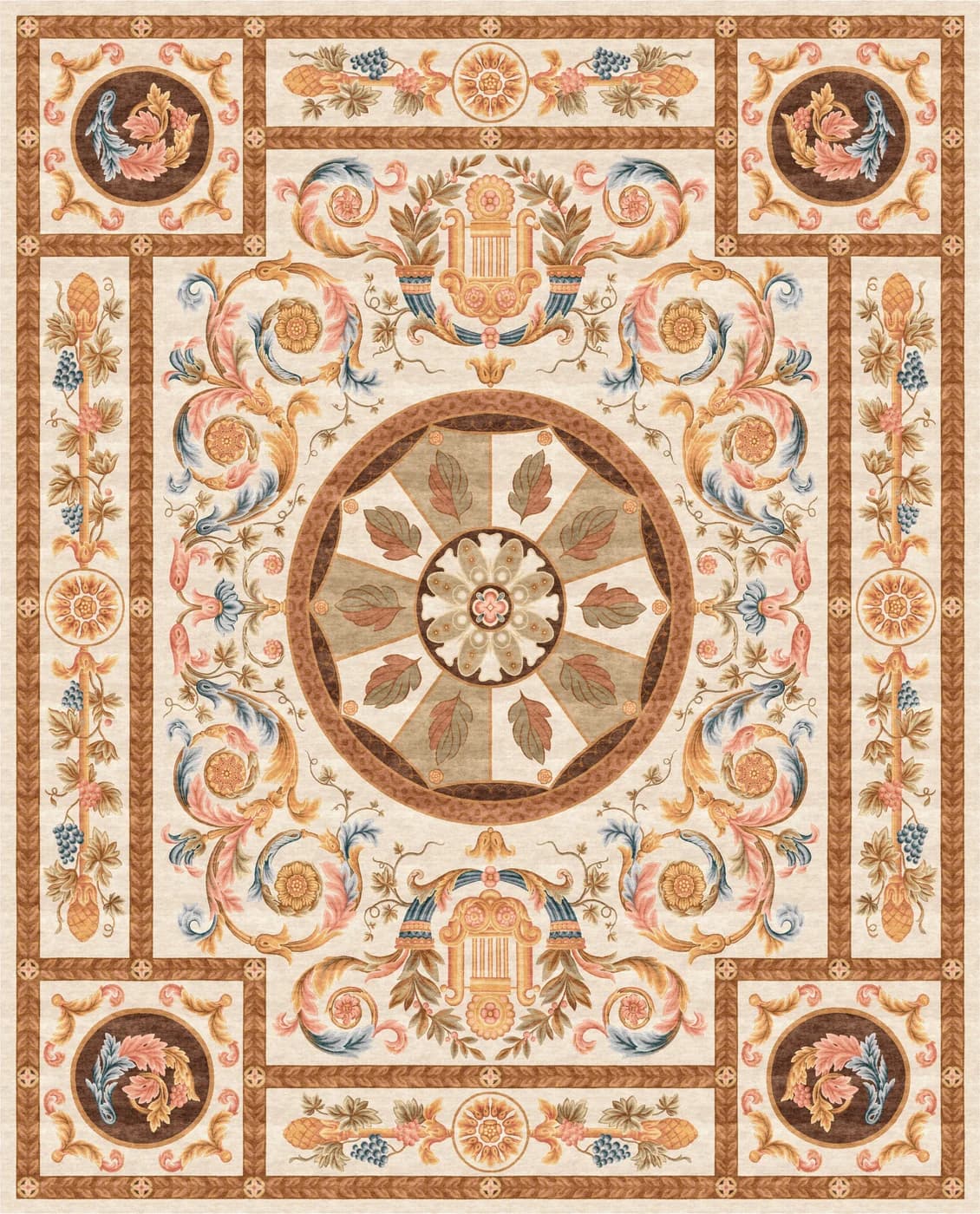 Noblesse Ochre Classic Rug di Natalia Enze