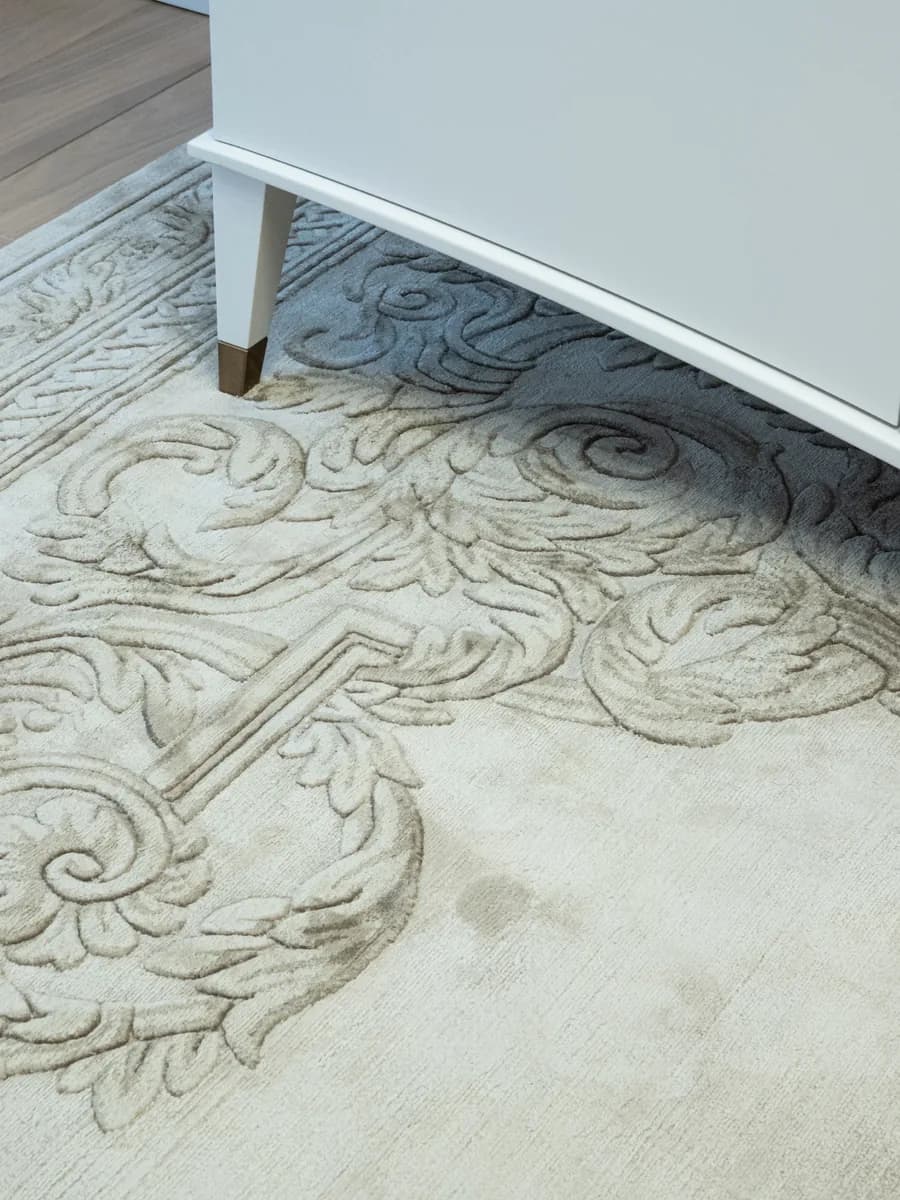 Patina White Neoclassic Rug by Natalia Enze, another view