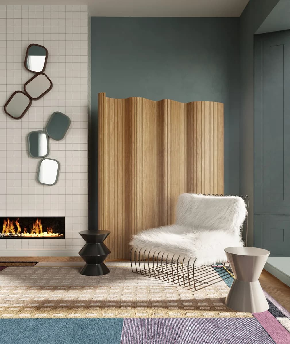 Structure VI Modern Rug by Natalia Enze, another view